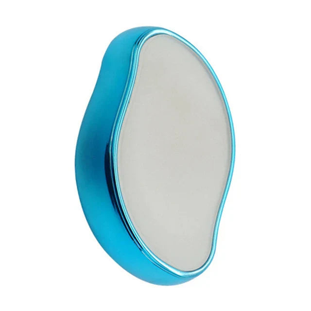 Depilador elétrico feminino prático, indolor e eficiente.