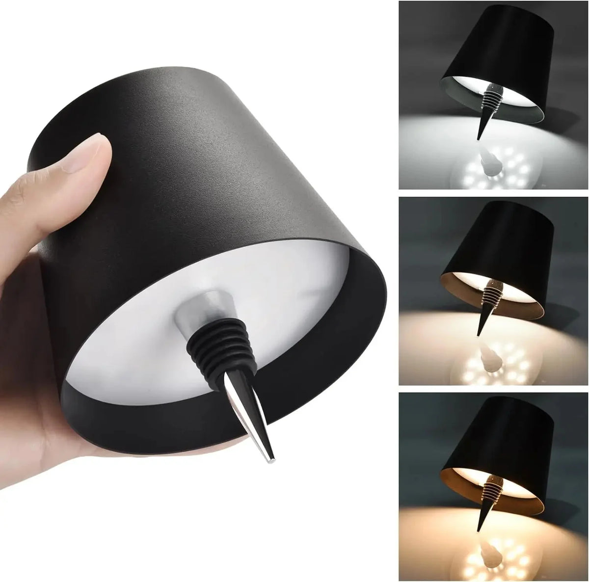 Lâmpadas LED tipo rolha para garrafas, recarregáveis por USB, criam iluminação decorativa aconchegante e sustentável para qualquer ambiente