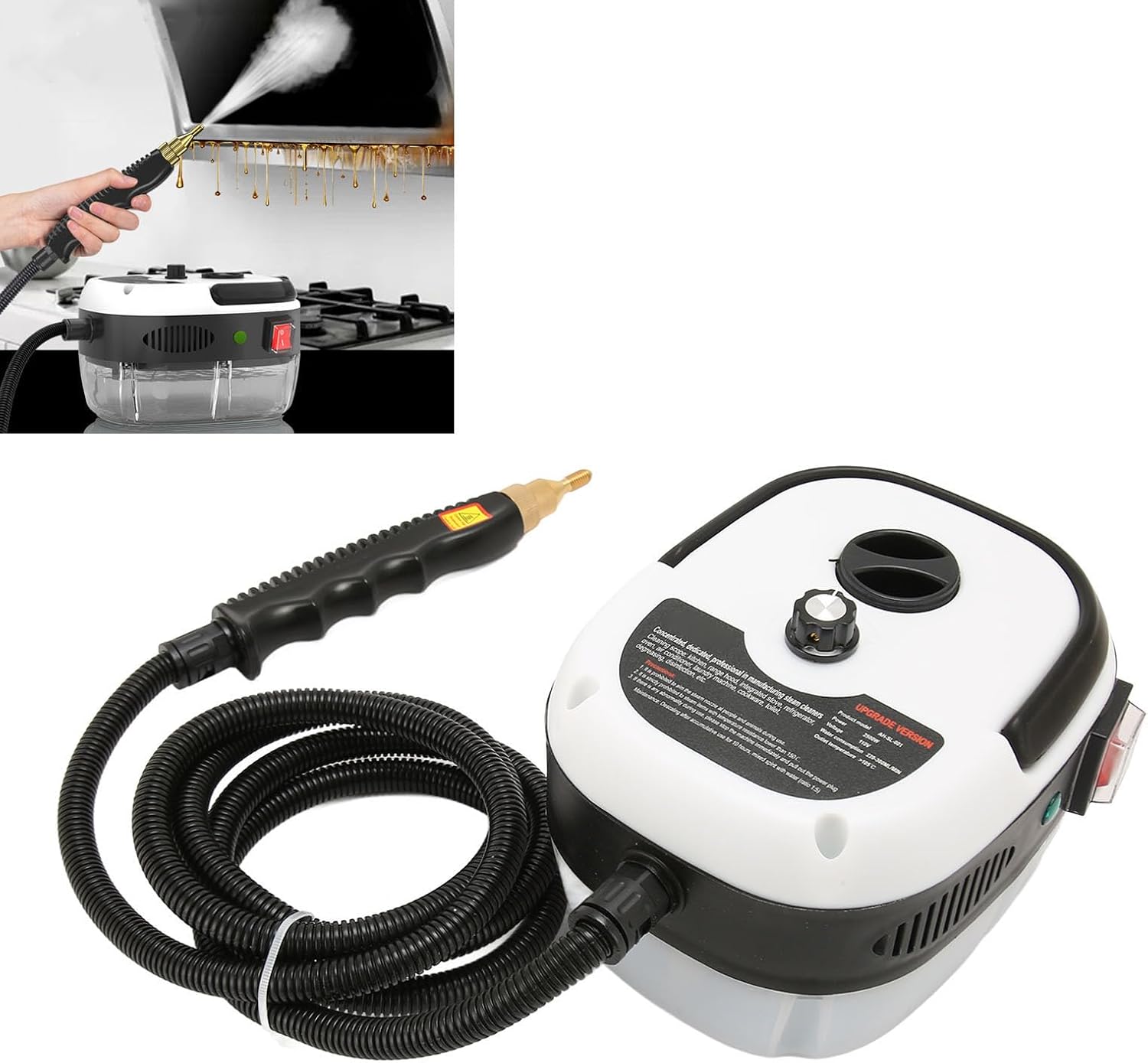 Higienizador a vapor turbo para limpeza de ar-condicionado com alta eficácia.