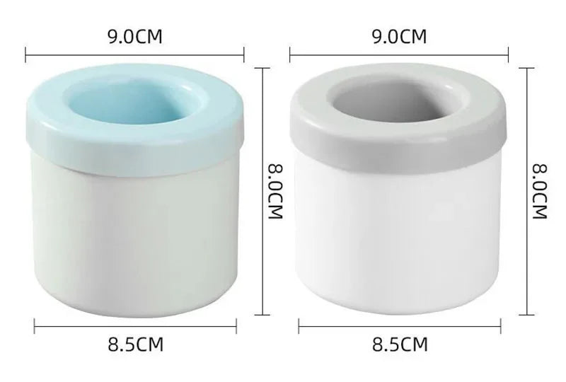 Molde de gelo em silicone flexível e reutilizável, ideal para gelo, temperos, doces e porções congeladas com liberação rápida e fácil