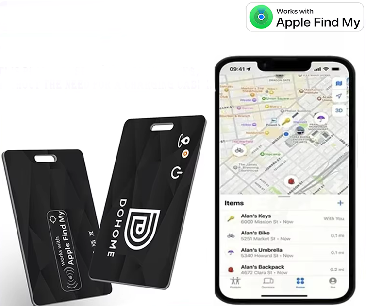 Rastreador veicular GPS modelo cartão discreto e preciso.