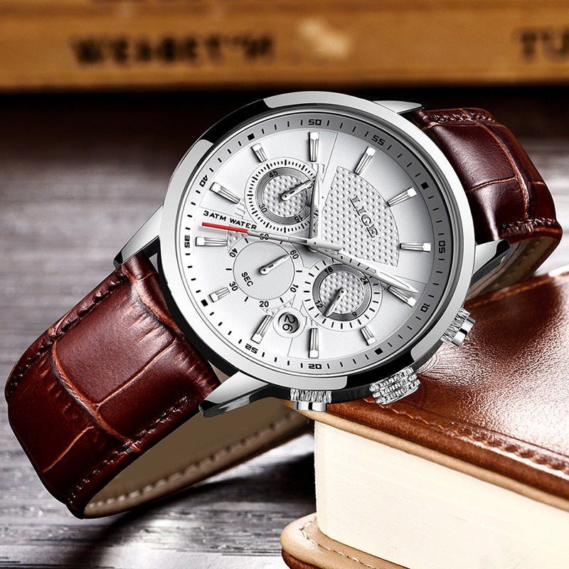 Relógio masculino titanium leve, resistente e elegante. Ideal para uso diário ou ocasiões formais.