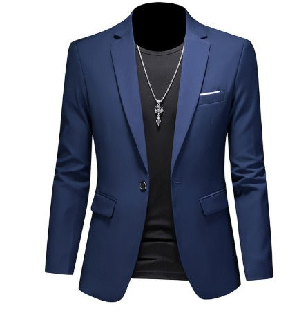Blazer masculino elegante estilo casual, corte moderno, tecido premium e caimento impecável para trabalho e ocasiões especiais