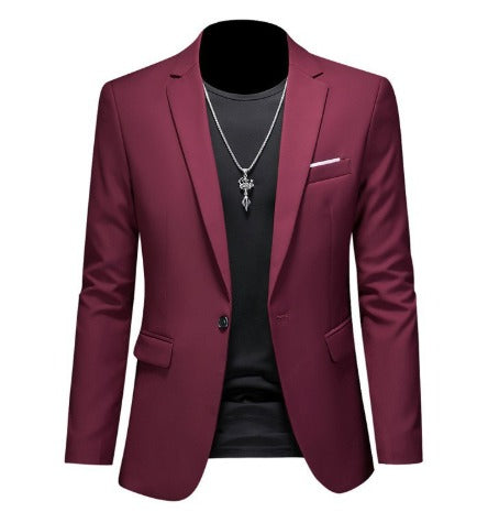Blazer masculino elegante estilo casual, corte moderno, tecido premium e caimento impecável para trabalho e ocasiões especiais