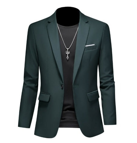 Blazer masculino elegante estilo casual, corte moderno, tecido premium e caimento impecável para trabalho e ocasiões especiais