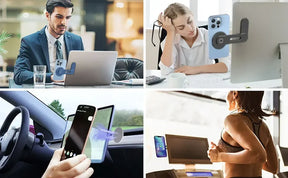 Suporte Magnético Portátil para celular - compatível com 16,15,14,13 e todos outros Modelos