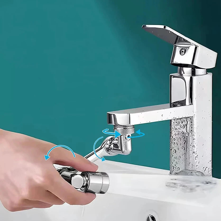 Torneira pulveriza extensão rotativa água - Bocal universal banheiro - Pia Cozinha