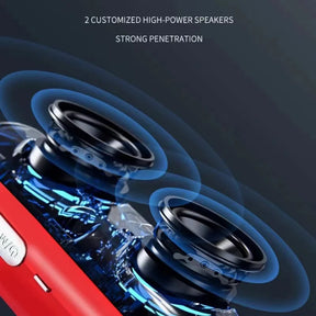 Alto-Falante Bluetooth 200W – Som Potente - À Prova d'Água