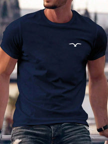 Camiseta Marca luxo estilo casual