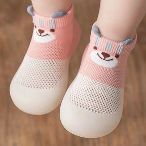 Meia sapatos - Antiderrapante - Sola de borracha macias