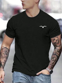 Camiseta Marca luxo estilo casual