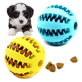 Bola de borracha para cães – Perfeito para petiscos - Filhotes e adultos