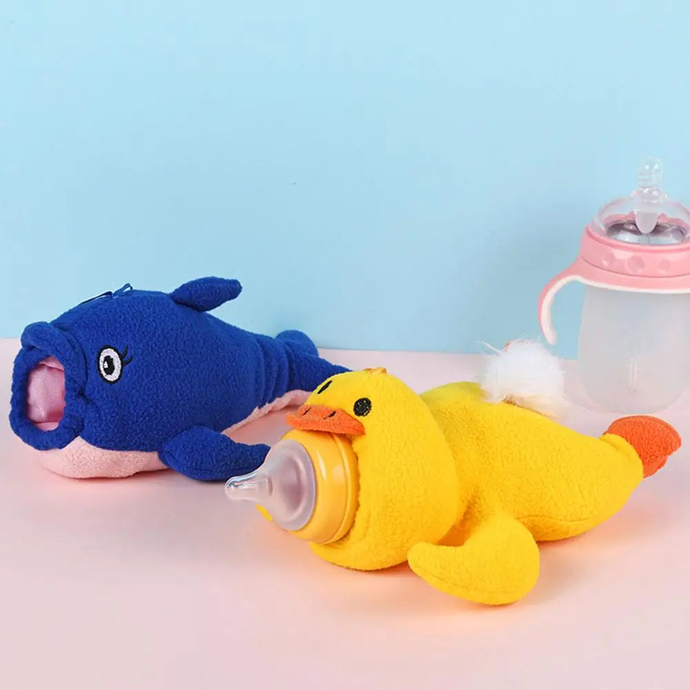 Bolsa de pelúcia aquecida para mamadeiras