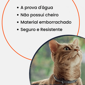 Coleira anti pulgas e carrapatos para gatos e cachorros.