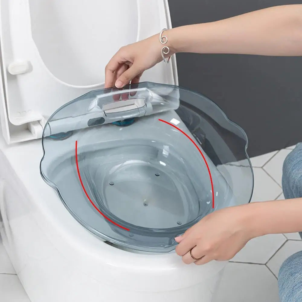 Assento medicinal para vaso sanitário com conforto e higiene.