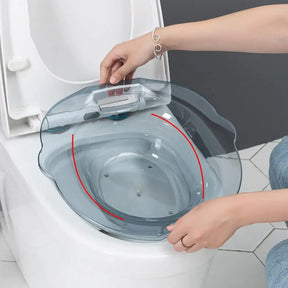 Assento medicinal para vaso sanitário com conforto e higiene.