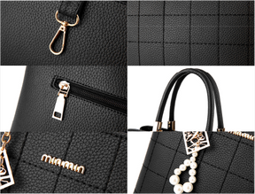 Bolsa de couro feminina elegante, resistente e sofisticada.