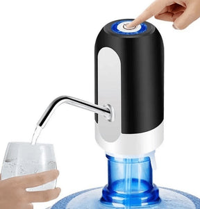 Bomba de água elétrica portátil recarregável e prática para galões.