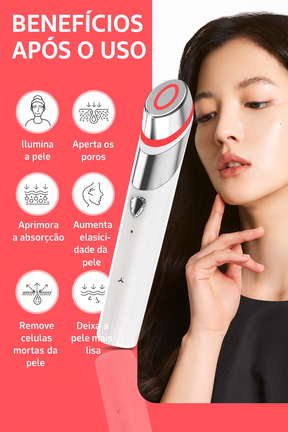 Booter Pro coreano para cuidado facial fácil e eficiente.