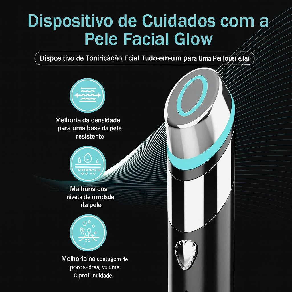 Booter Pro coreano para cuidado facial fácil e eficiente.