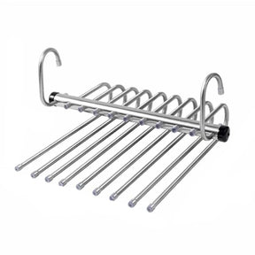 Cabide resistente e prático para organização de roupas.