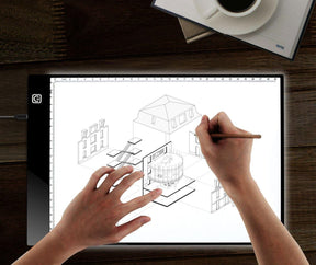 Caderno de desenho LED Draw criativo e reutilizável para crianças e adultos.