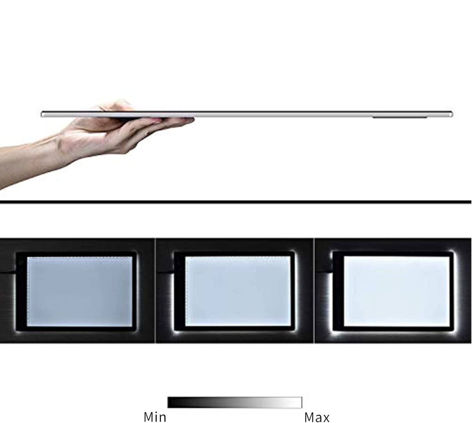 Caderno de desenho LED Draw criativo e reutilizável para crianças e adultos.