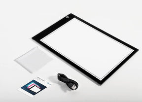 Caderno de desenho LED Draw criativo e reutilizável para crianças e adultos.