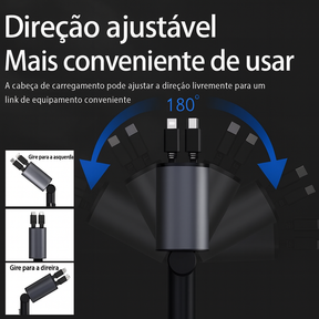 Carregador de celular veicular ultra rápido e eficiente.