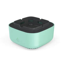 Cinzeiro com purificador de ar e filtro de carvão ativado. Elimina fumaça e odores de cigarro em segundos. Portátil, silencioso e recarregável via USB.