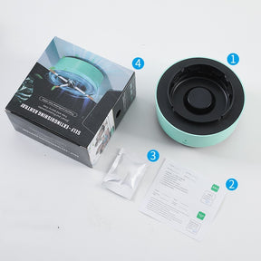 Cinzeiro com purificador de ar e filtro de carvão ativado. Elimina fumaça e odores de cigarro em segundos. Portátil, silencioso e recarregável via USB.
