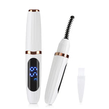 Curvador de cílios elétrico portátil com aquecimento rápido e resultado lifting natural. Seguro, recarregável e ideal para uso diário.