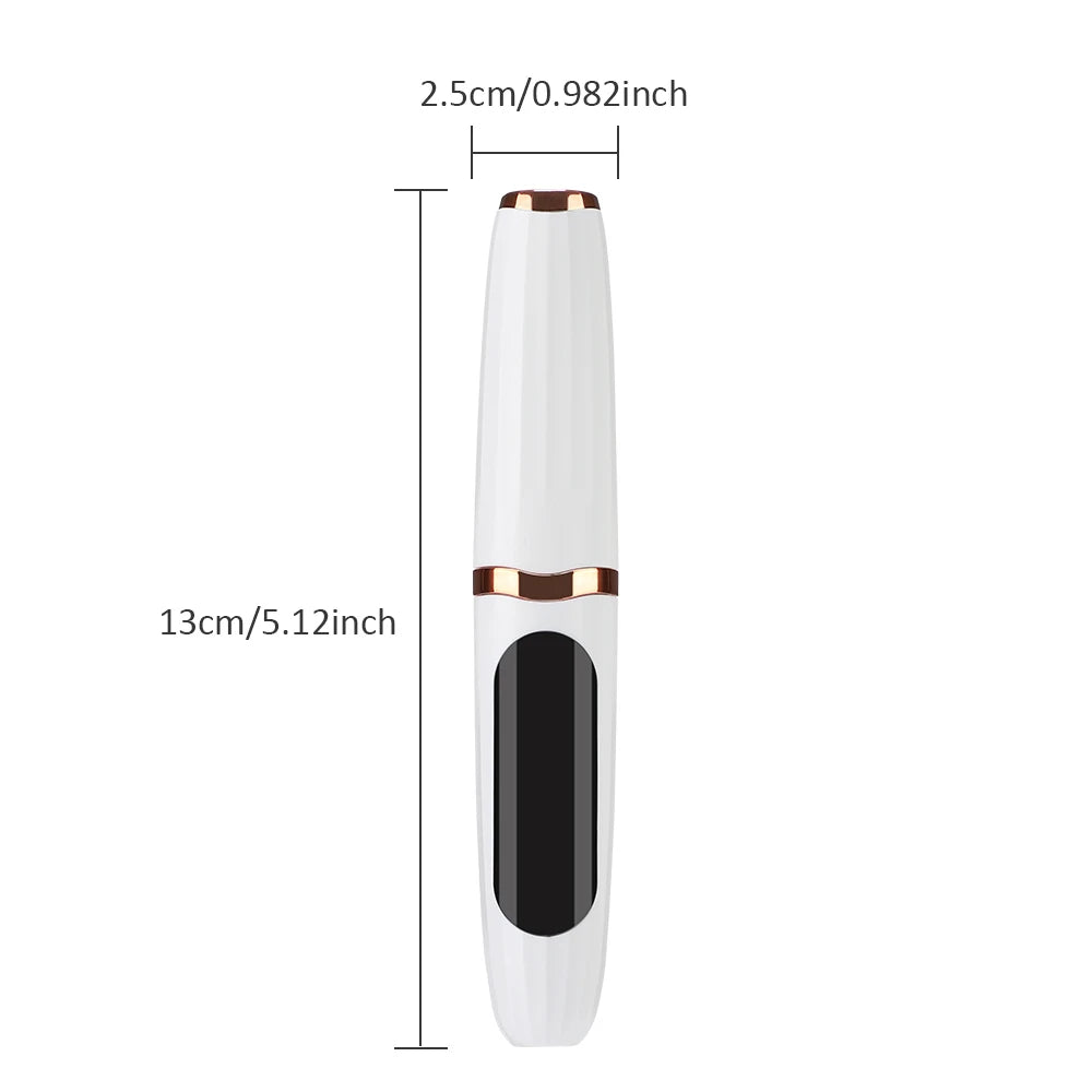 Curvador de cílios elétrico portátil com aquecimento rápido e resultado lifting natural. Seguro, recarregável e ideal para uso diário.