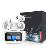 Fone sem fio Bluetooth confortável com som de qualidade.