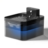 Fonte automática ROJECO sem fio, com sensor de presença e filtragem tripla. Ideal para manter cães e gatos sempre hidratados com água fresca.