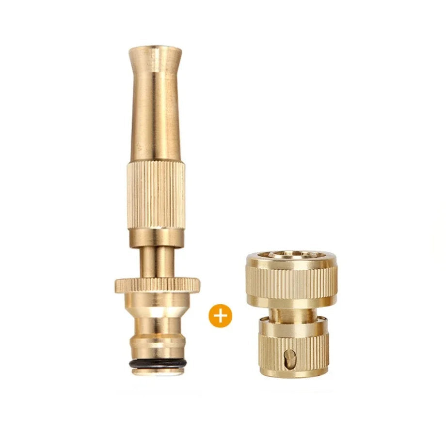 Kit bocal de alta pressão para mangueira com jato ajustável, ideal para limpeza pesada e irrigação com economia de água