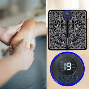 Massageador de pés elétrico para alívio e relaxamento diário.