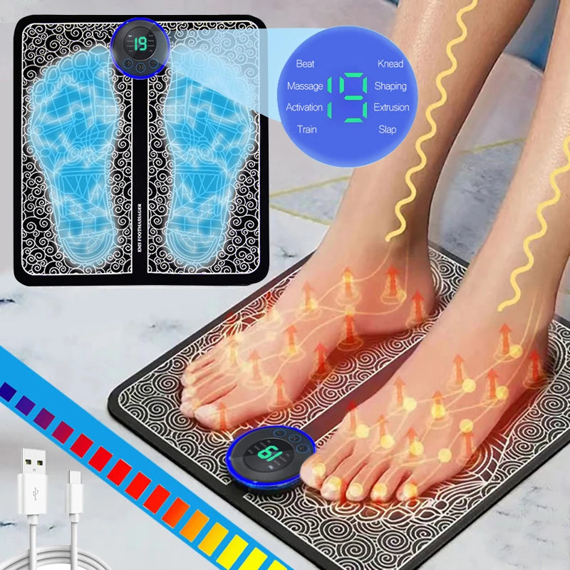 Massageador de pés elétrico - Massage muscular ultra eficiente