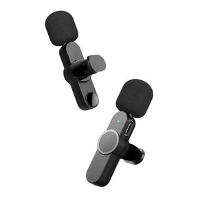 Microfone sem fio com som potente e conexão estável.