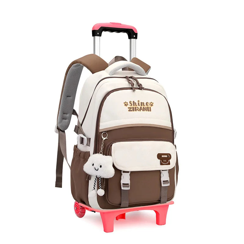 Mochila de rodinhas infantil leve, prática e divertida para crianças em viagens e passeios escolares