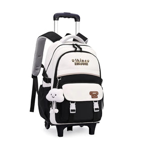 Mochila de rodinhas infantil leve, prática e divertida para crianças em viagens e passeios escolares