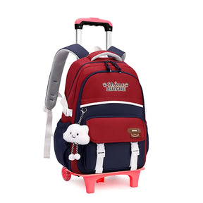 Mochila de rodinhas infantil leve, prática e divertida para crianças em viagens e passeios escolares