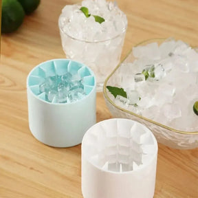 Molde de gelo em silicone flexível e reutilizável, ideal para gelo, temperos, doces e porções congeladas com liberação rápida e fácil