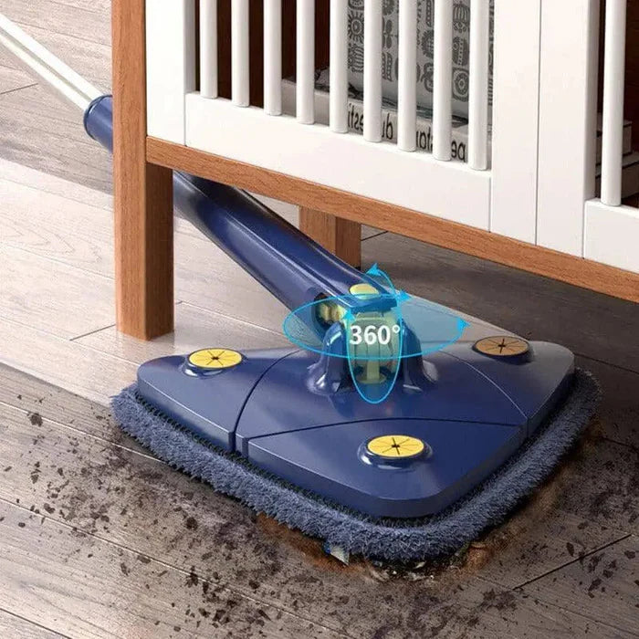 Mop giratório com balde centrífugo, cabo ergonômico e refil de microfibra. Ideal para limpeza profunda sem esforço em qualquer tipo de piso.