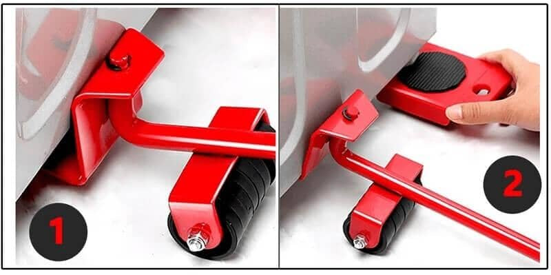 Movedor de móveis prático e resistente para facilitar o transporte.