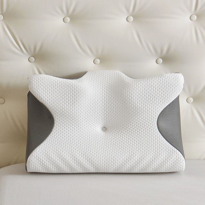 Travesseiro cervical ortopédico 2 em 1 com espuma Memory Foam, capa lavável e suporte ergonômico para alívio de dores e melhor sono