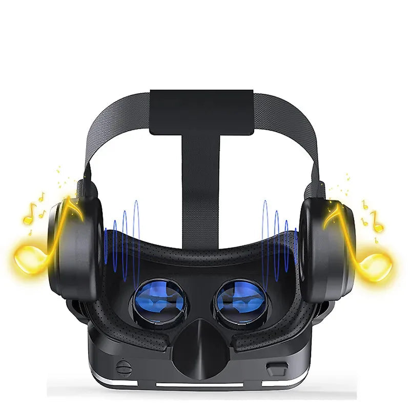 Óculos VR 3D de realidade virtual imersiva e confortável.