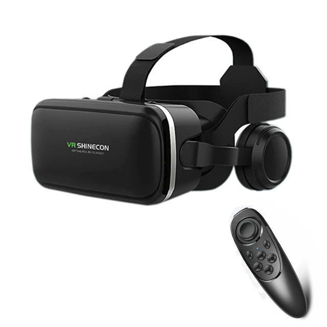 Óculos VR 3D de realidade virtual imersiva e confortável.