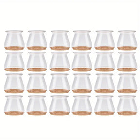 Proteção de cadeira em silicone para pés de móveis antirrisco e silenciosa.