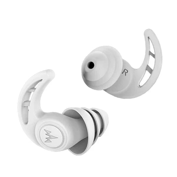 Protetor auricular de silicone com estojo – confortável, reutilizável e ideal para bloquear ruídos durante o sono ou estudos